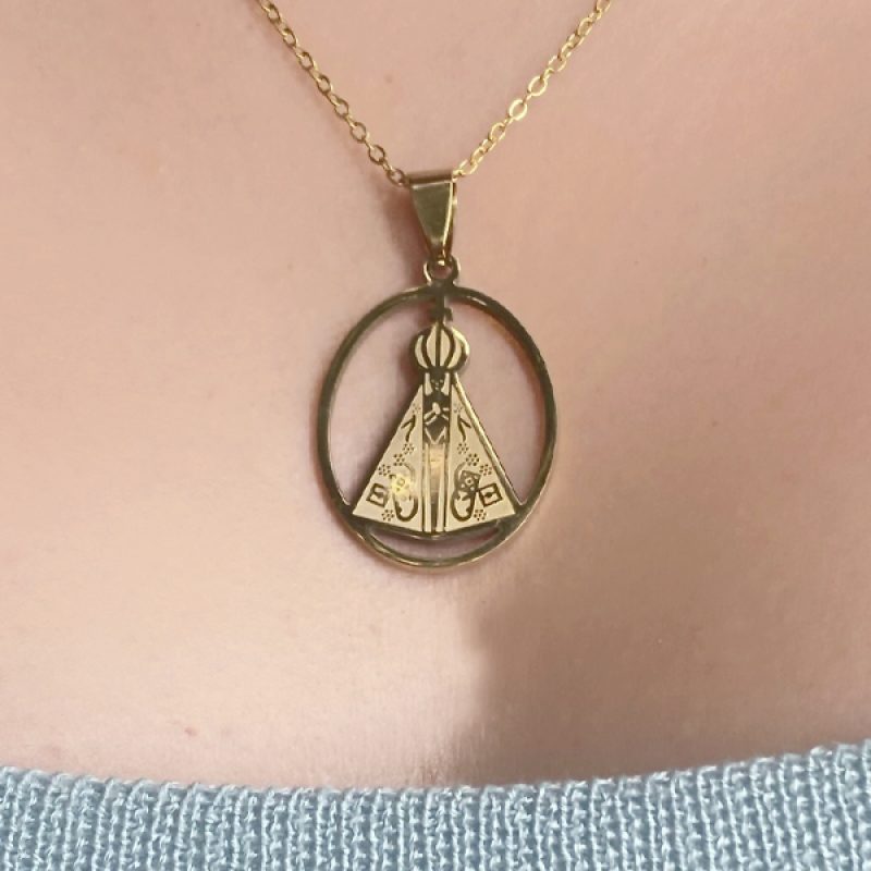 Colar NS Aro em Aço