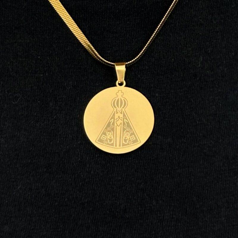 Colar Fita NS em Aço