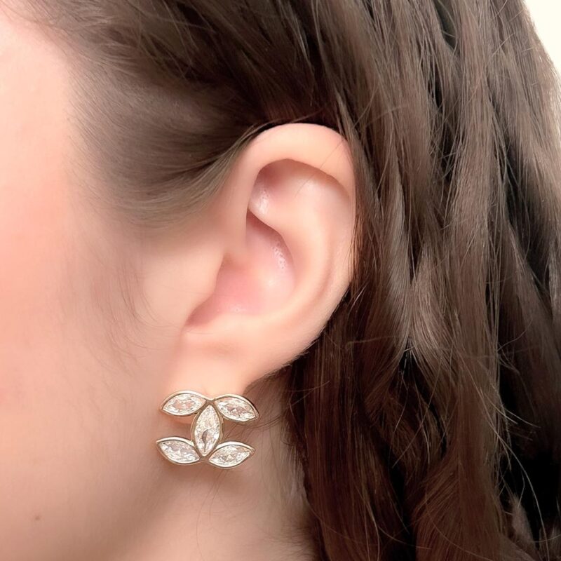 Brinco X Banhado em Ouro 18k