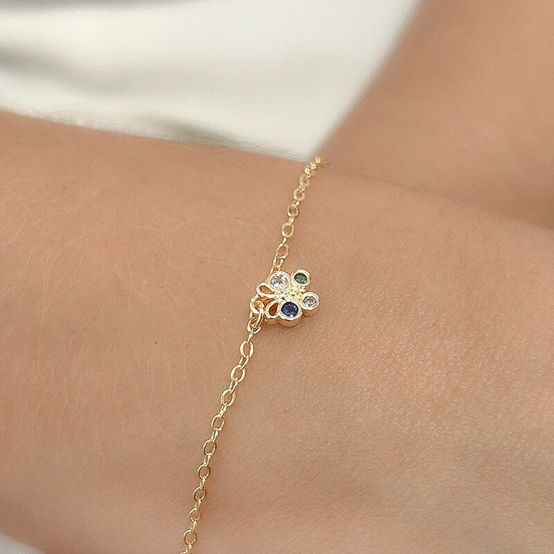 Pulseira Borboleta Banhado em Ouro 18k