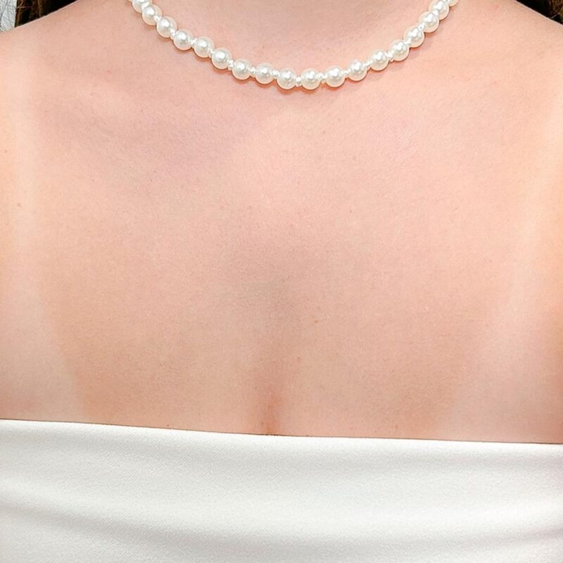 Choker Perola Banhado em Ouro 18k