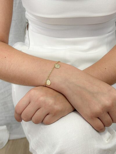 Pulseira São Bento banhado em Ouro 18K