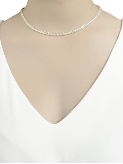 Choker Riviera Cravejado Banhado em Ouro 18k