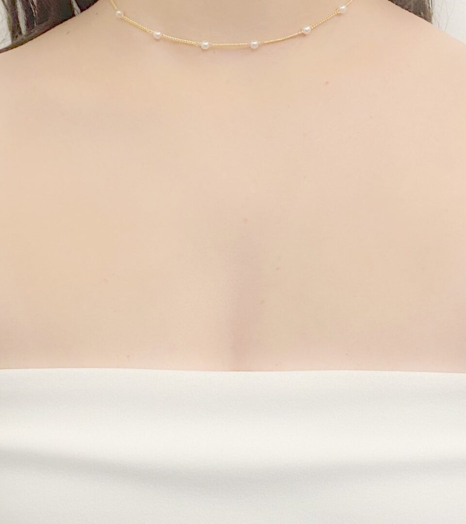 Choker Pérola Banhado em Ouro 18K