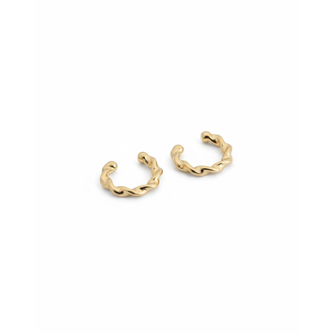 Piercing Torcido Banhado em Ouro 18k