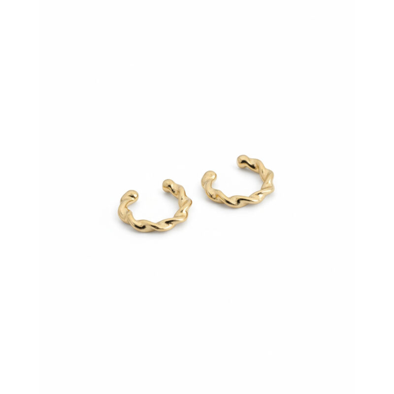 Piercing Torcido Banhado em Ouro 18k