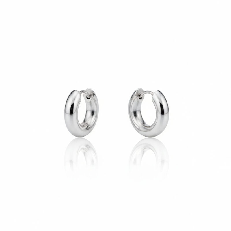 Brinco Argola Grossa em Aço