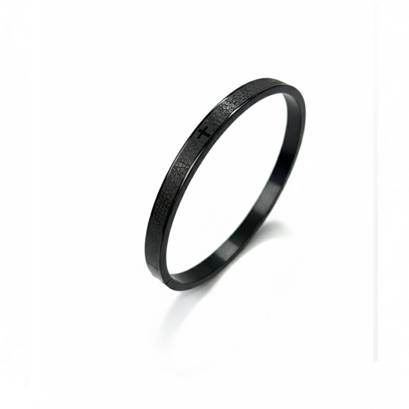 Bracelete Pai Nosso em Aço