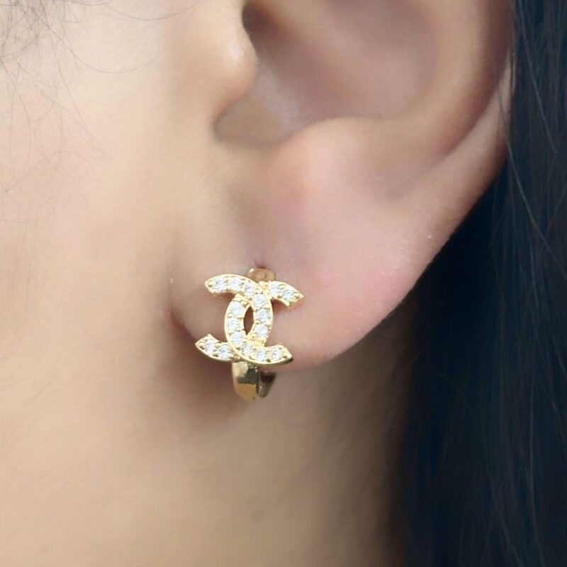 Brinco Argola X Banhado em Ouro 18K