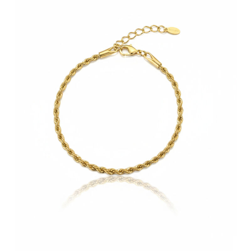 Pulseira Elo Baiano Banhado em Ouro 18k