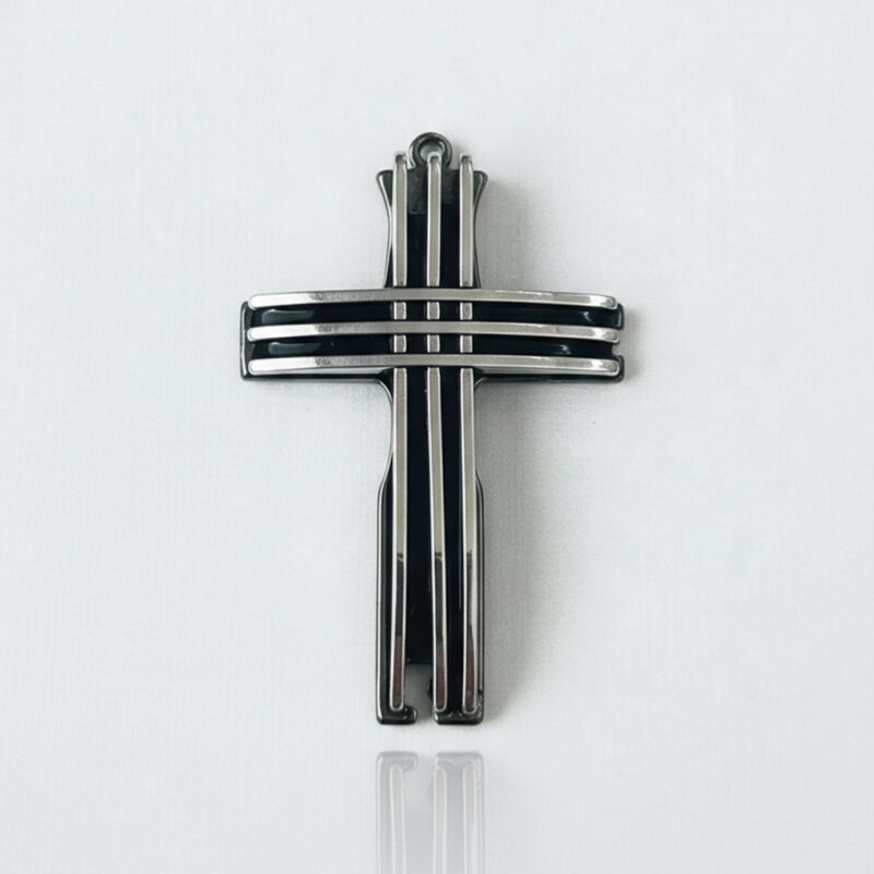 Pingente Crucifixo em Aço