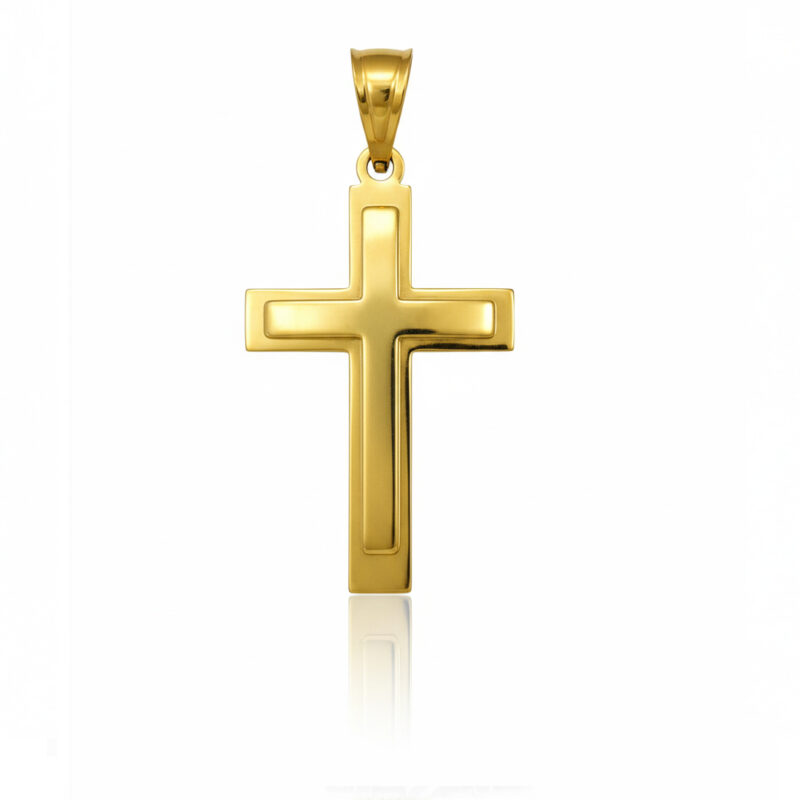 Pingente Crucifixo em Aço