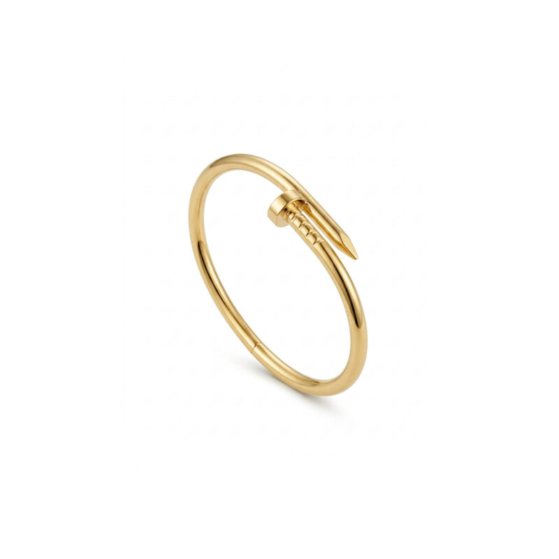 Bracelete Prego Banhado em Ouro 18k