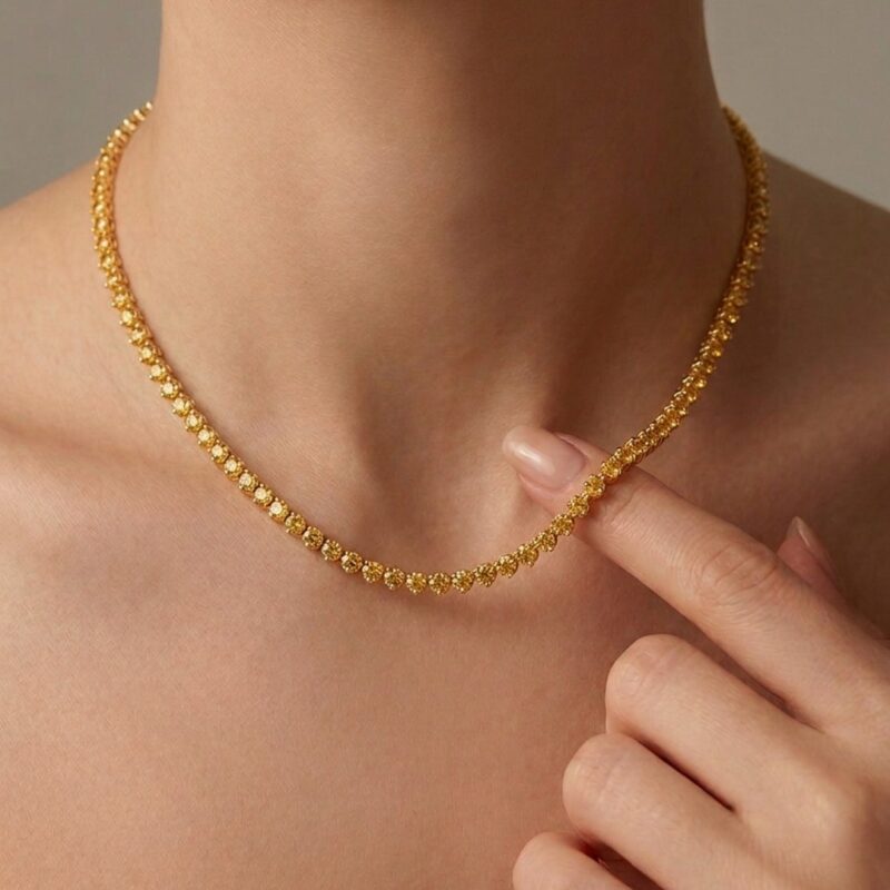 Ckoker Riviera Redondinho Banhado em Ouro 18k