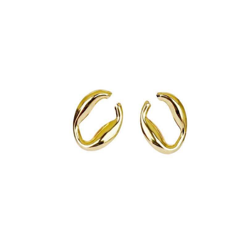 Brinco Redondo Minimalista em Aço