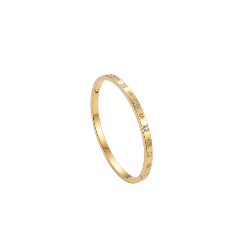 Bracelete Cravejado m Aço