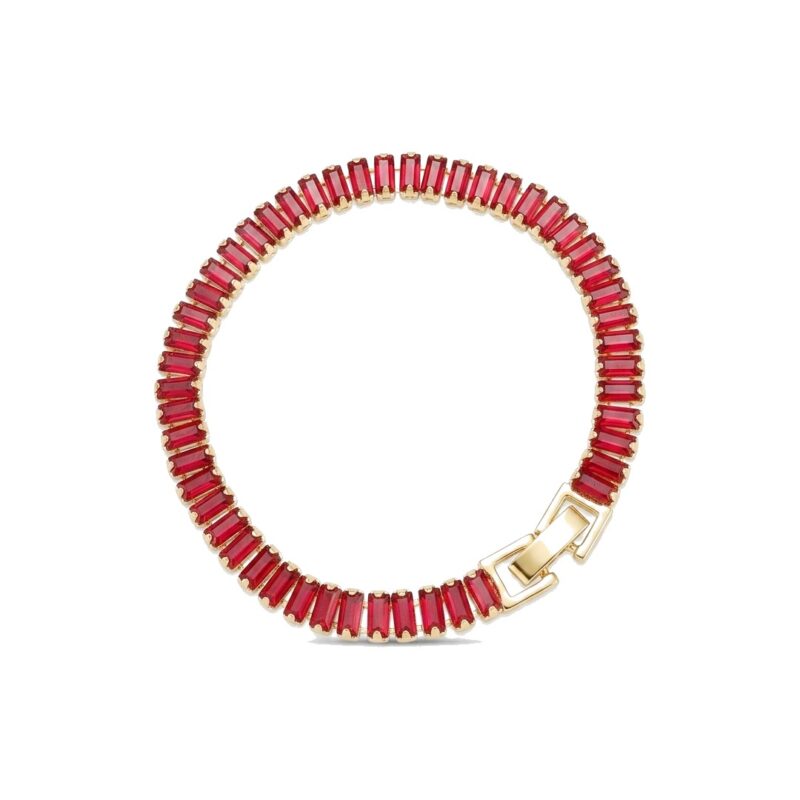 Pulseira Riviera Trabalhado Banhado em Ouro 18k