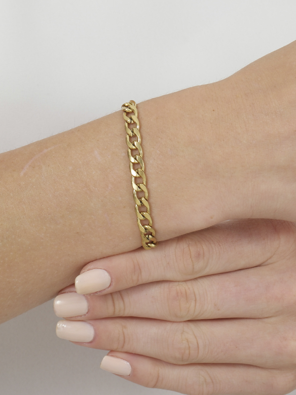 Pulseira Elo Grumet em Aço