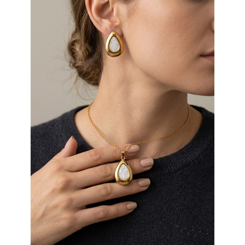 Conjunto Gota em Aço