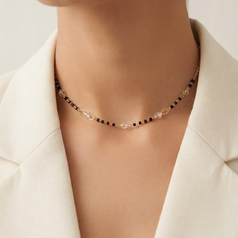 Choker pontos de luz cubos cravejado banhado ouro 18k premium atacado
